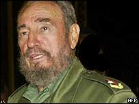 Küba lideri Fidel Castro