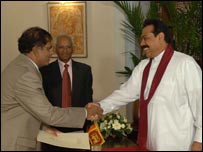 Chief Justice with the president