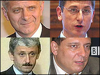 Marek Belka, Ferenc Gyurcsány, Mikuláš Dzurinda, Jiří Paroubek