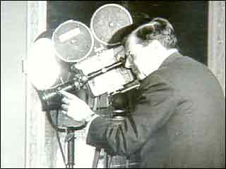 Old film camera used by Bill Morris