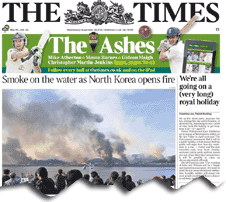 Times Korea front page