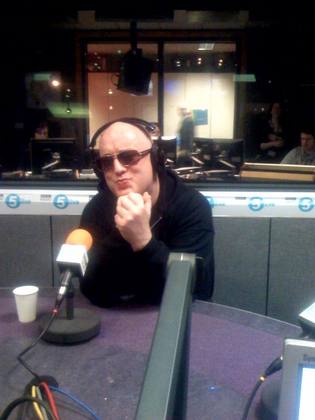 Boy George in the studio