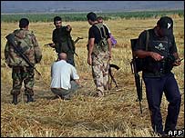 Quang cảnh hiện trường trận đánh