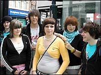 Dan, Emma, Dom, Emily Nat and Gough from Leicester