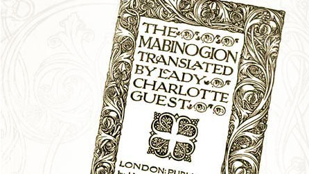 Detail of a page of a 1913 edition of The Mabinogion, translated by Lady Charlotte Guest