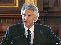 Primerio-ministro francês, Dominique de Villepin