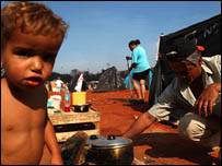 Acampamento de sem-terra em São Bernardo do Campo