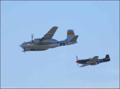 Various planes from the Air Display