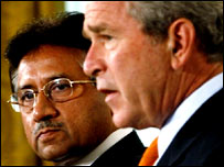 مشرف اور بش