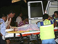 Vítima dos atentados em Bali