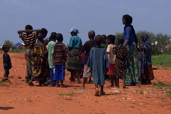 Samira Hashi at 'Dolo Ado' refugee camp in Ethiopia.