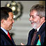 Chávez e Lula em Recife