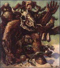 تابلوی "ابرحیوان" از هاینس لومار