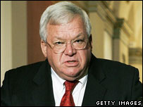 O presidente da Câmara dos Representantes dos EUA, Dennis Hastert