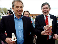 تونی بلر و گوردن براون در گيلينگهام