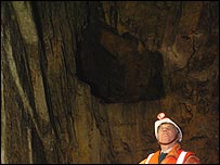 Professor Burland in Dudley mines