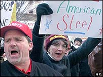 Funcionários da indústria siderúrgica