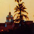Detail from the cover of Hotel California by The Eagles