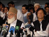 قاضی حسین احمد اور عمران خان