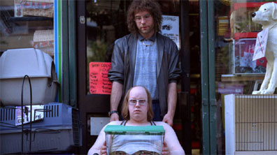 Lou and Andy and snake