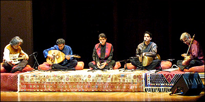 سعيد فرج پوری، همایون شجریان، محمدرضا شجریان، محمد فیروزی و مجید درخشانی