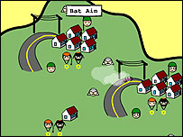 یہودی بستیوں کے خلاف ایک وڈیو گیم کی جھلک