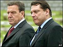 Jiří Paroubek, Gerhard Schröder (archivní foto)