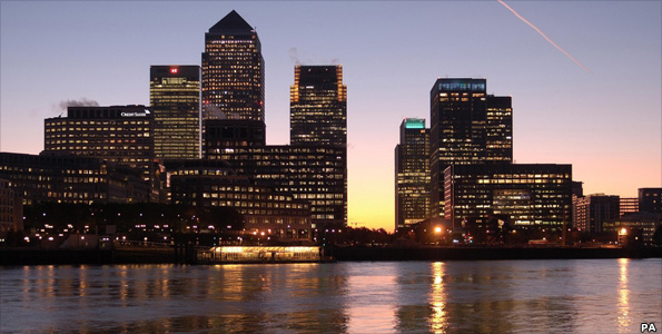 Canary Wharf skyline