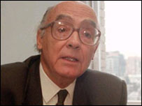 O escritor português José Saramago