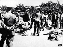O massacre de Sharpeville, durante o apartheid na África do Sul