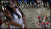 Followers of Maria Lionza performing rituals at Sorte Mountain in Venezuela