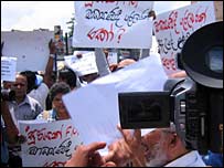 Protest against abductions