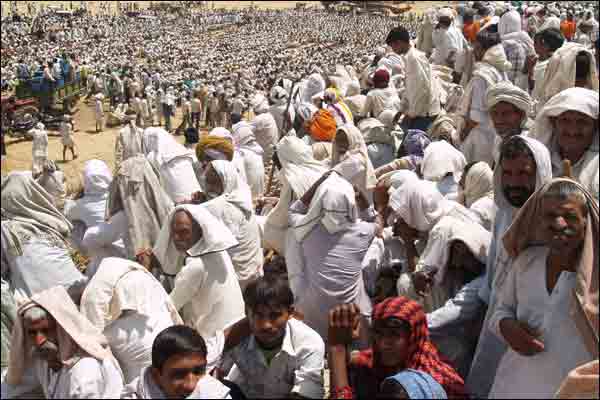 दिल्ली और आसपास गूजरों की रैली