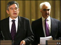 Gordon Brown and Alistair Darling 