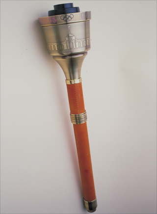 Photo: The torch design for the 1984 Summer Olympic Games