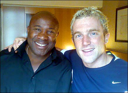 Victor Ubogu (l) and Tom (r)