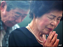 Người tham dự lễ tưởng niệm