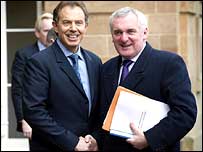 Blair a Ahern