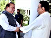 نواز شریف اور آصف زرداری(فائل فوٹو)