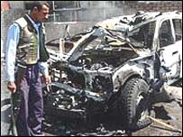 Irak'ta saldırı sonrası görüntü