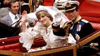 Prince Charles and Princess Diana leave St Paul's in a horse-drawn carriage, 29 July, 1981.