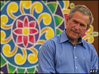 Presdient Bush in Hyderabad