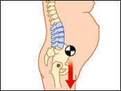 Gráfico de mulher grávida