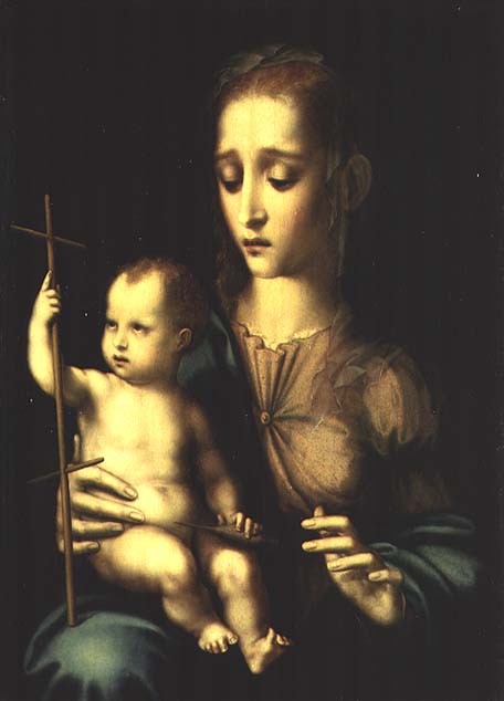 Madonna and Child with Distaff