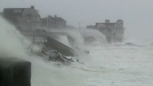 飓风桑迪冲击美国