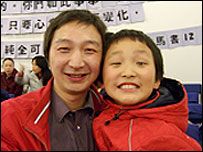 Mr. Zhu and son