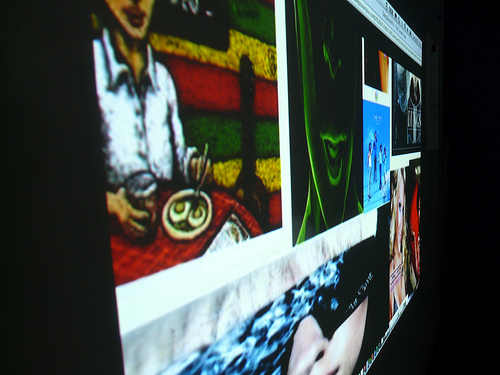 Treemap of chart albums