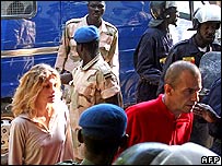 Franceses presos no Chade