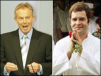 टोनी ब्लेयर और राहुल गांधी