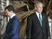 بوش و مدودف